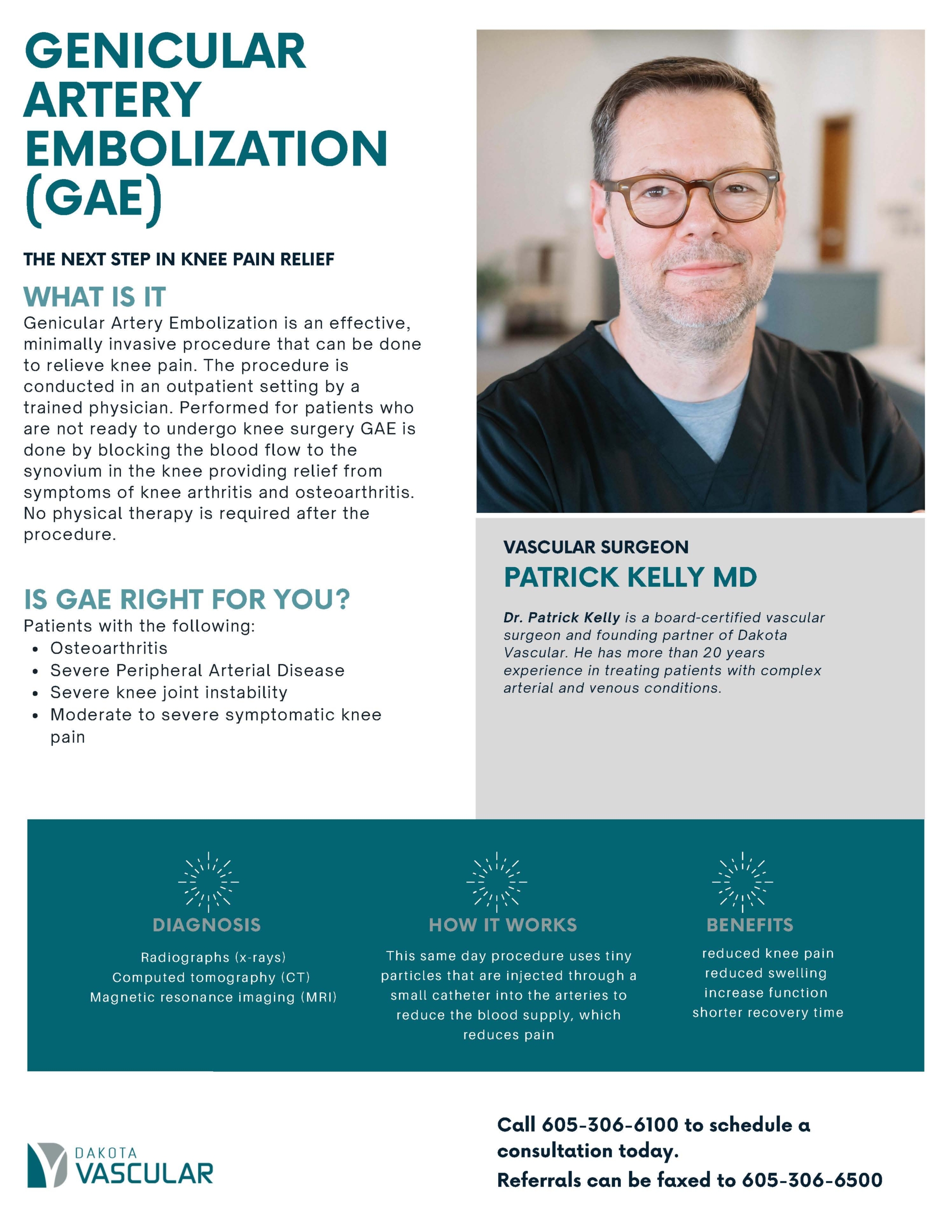 GENICULAR ARTERY EMBOLIZATION (GAE)